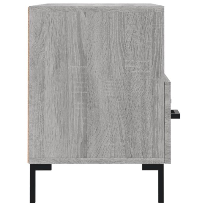 Meuble TV Sonoma gris 80x36x50 cm Bois d'ingénierie – Image 5
