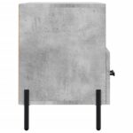 Meuble TV Gris béton 80x36x50 cm Bois d'ingénierie – Image 5
