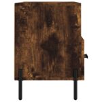 Meuble TV Chêne fumé 80x36x50 cm Bois d'ingénierie – Image 5