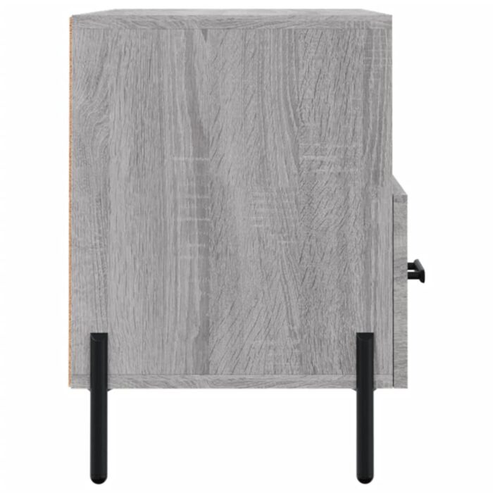 Meuble TV Sonoma gris 80x36x50 cm Bois d'ingénierie – Image 5
