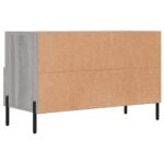 Meuble TV Sonoma gris 80x36x50 cm Bois d'ingénierie – Image 6