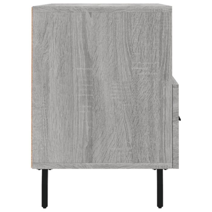 Meuble TV Sonoma gris 80x36x50 cm Bois d'ingénierie – Image 5