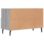 Meuble TV Sonoma gris 80x36x50 cm Bois d'ingénierie – Image 6