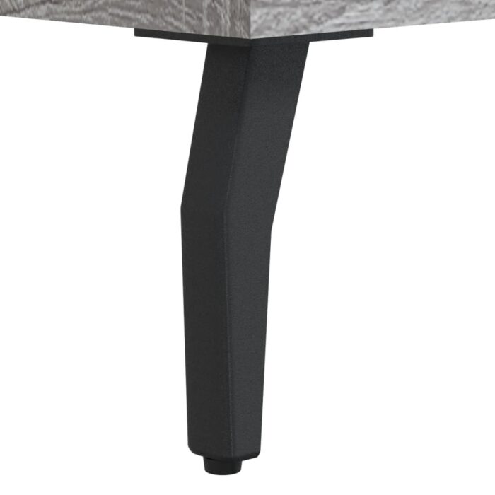 Meuble TV Sonoma gris 80x36x50 cm Bois d'ingénierie – Image 8