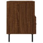 Meuble TV Chêne marron 80x36x50 cm Bois d'ingénierie – Image 5