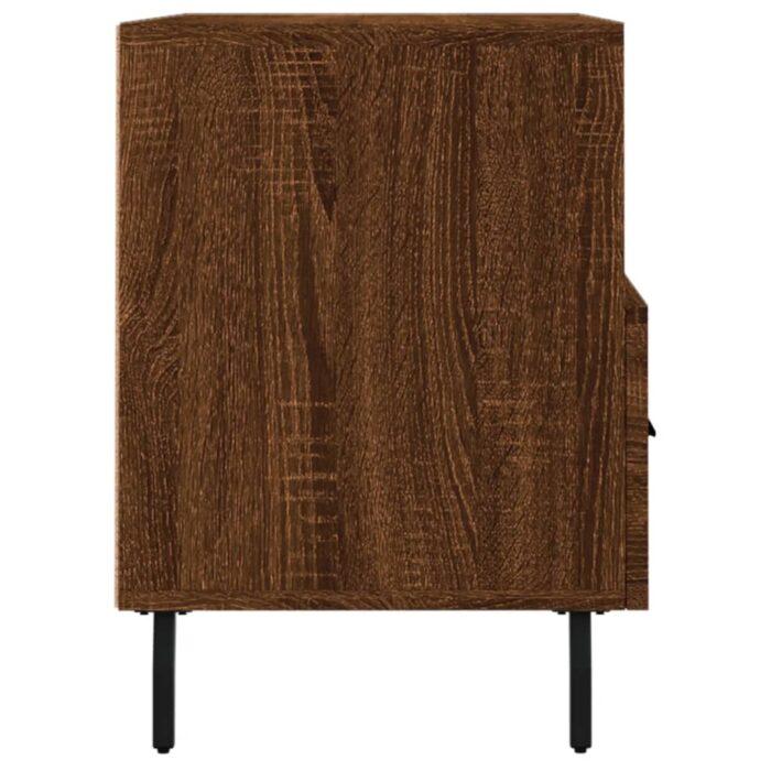 Meuble TV Chêne marron 80x36x50 cm Bois d'ingénierie – Image 5