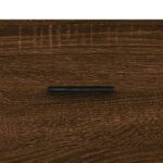 Meuble TV Chêne marron 80x36x50 cm Bois d'ingénierie – Image 7