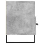 Meuble TV Gris béton 80x36x50 cm Bois d'ingénierie – Image 5