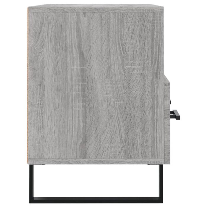 Meuble TV Sonoma gris 80x36x50 cm Bois d'ingénierie – Image 5