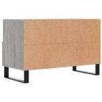 Meuble TV Sonoma gris 80x36x50 cm Bois d'ingénierie – Image 6