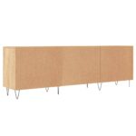 Meuble TV chêne sonoma 150x30x50 cm bois d'ingénierie – Image 6