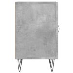 Meuble TV gris béton 150x30x50 cm bois d'ingénierie – Image 5