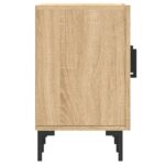 Meuble TV chêne sonoma 150x30x50 cm bois d'ingénierie – Image 5