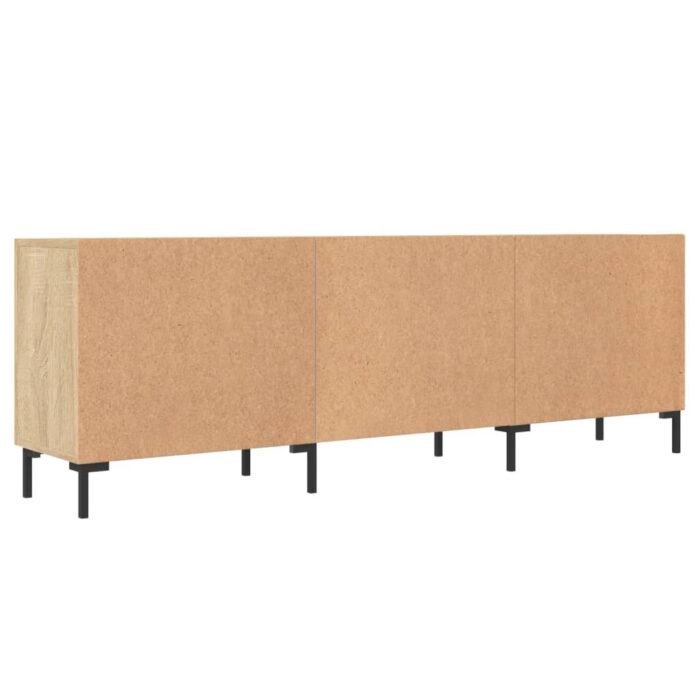 Meuble TV chêne sonoma 150x30x50 cm bois d'ingénierie – Image 6