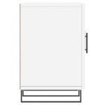 Meuble TV blanc 150x30x50 cm bois d'ingénierie – Image 5