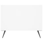 Table basse blanc 102x50x40 cm bois d'ingénierie – Image 5