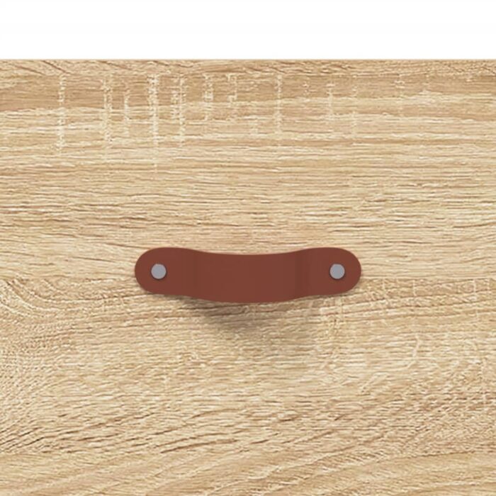 Table basse chêne sonoma 102x50x40 cm bois d'ingénierie – Image 8