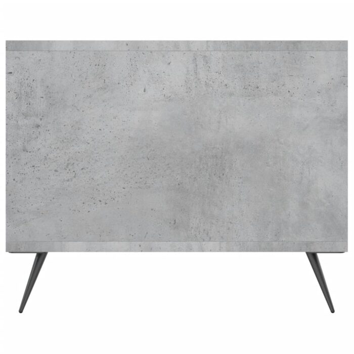 Table basse gris béton 102x50x40 cm bois d'ingénierie – Image 5