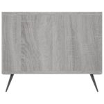 Table basse sonoma gris 102x50x40 cm bois d'ingénierie – Image 5