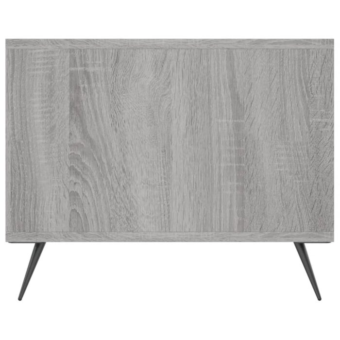 Table basse sonoma gris 102x50x40 cm bois d'ingénierie – Image 5
