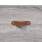 Table basse sonoma gris 102x50x40 cm bois d'ingénierie – Image 8