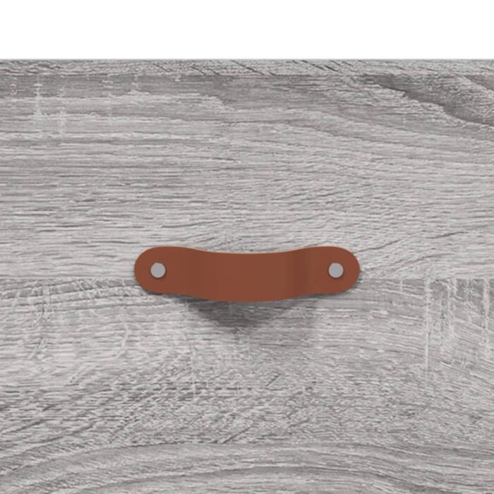 Table basse sonoma gris 102x50x40 cm bois d'ingénierie – Image 8