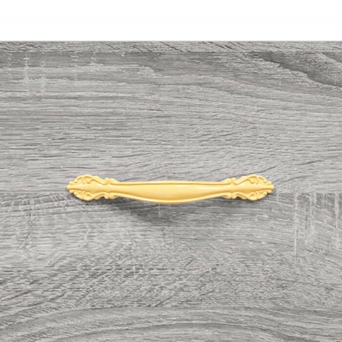 Table basse sonoma gris 102x50x40 cm bois d'ingénierie – Image 8