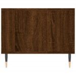 Table basse chêne marron 102x50x40 cm bois d'ingénierie – Image 5