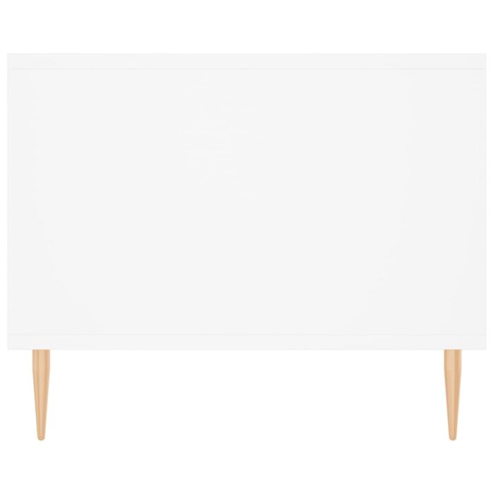 Table basse blanc 102x50x40 cm bois d'ingénierie – Image 5