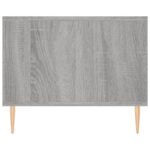 Table basse sonoma gris 102x50x40 cm bois d'ingénierie – Image 5