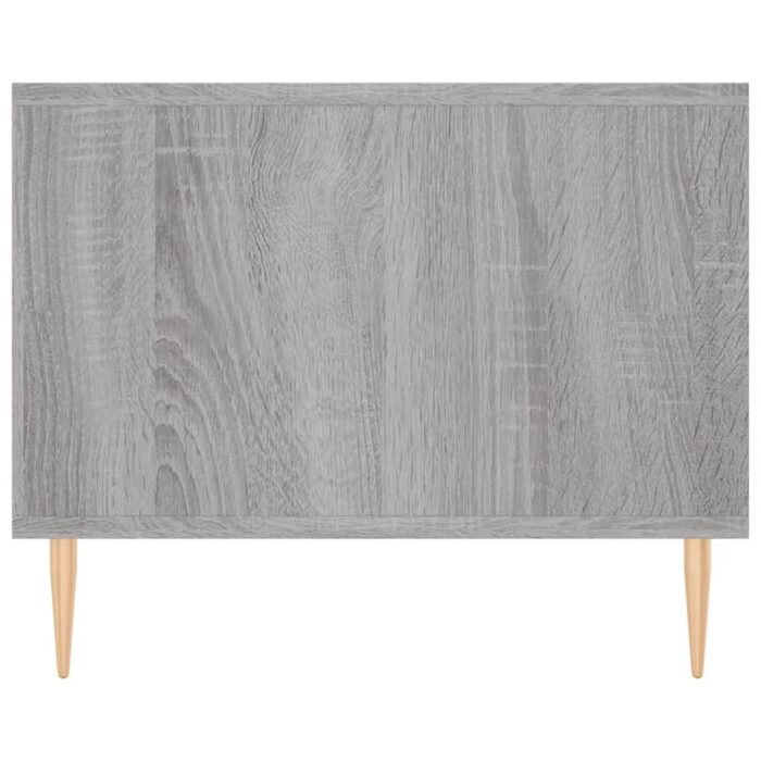 Table basse sonoma gris 102x50x40 cm bois d'ingénierie – Image 5