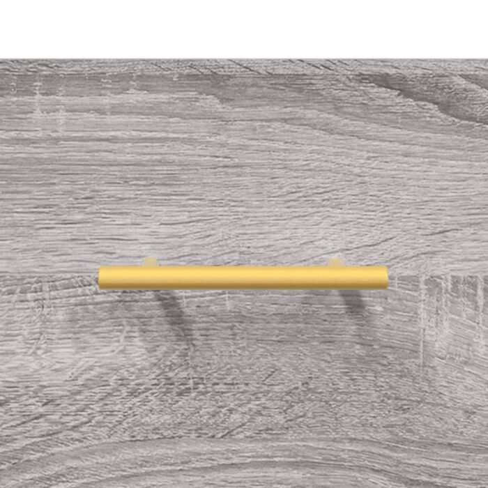 Table basse sonoma gris 102x50x40 cm bois d'ingénierie – Image 8