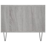 Table basse sonoma gris 102x50x40 cm bois d'ingénierie – Image 5
