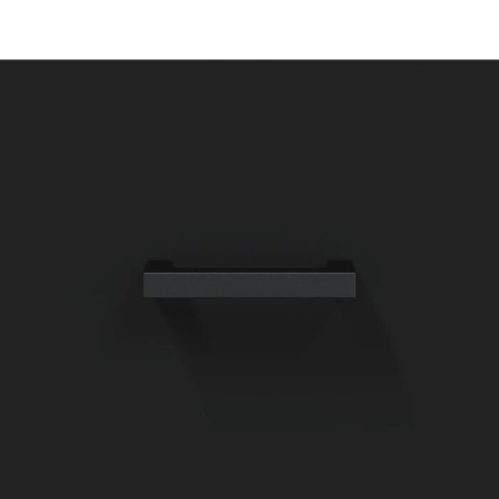 Table basse noir 102x50x40 cm bois d'ingénierie – Image 8