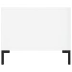 Table basse Blanc brillant 102x50x40 cm Bois d'ingénierie – Image 5