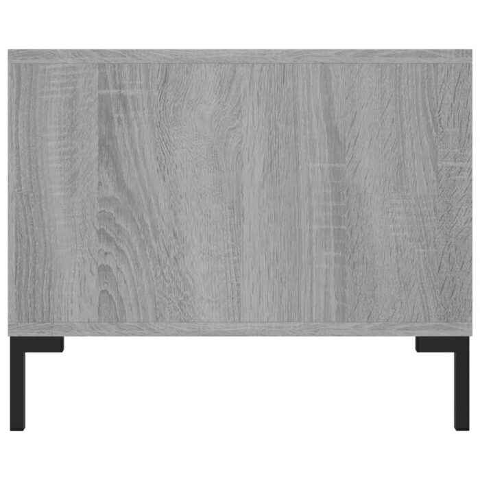 Table basse sonoma gris 102x50x40 cm bois d'ingénierie – Image 5