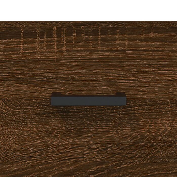 Table basse chêne marron 102x50x40 cm bois d'ingénierie – Image 8
