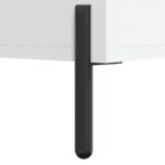 Table basse blanc 102x50x40 cm bois d'ingénierie – Image 9