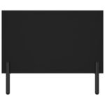 Table basse noir 102x50x40 cm bois d'ingénierie – Image 5