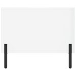 Table basse Blanc brillant 102x50x40 cm Bois d'ingénierie – Image 5