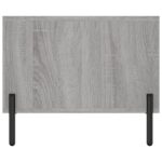 Table basse sonoma gris 102x50x40 cm bois d'ingénierie – Image 5