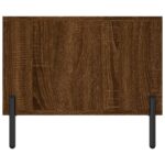Table basse chêne marron 102x50x40 cm bois d'ingénierie – Image 5