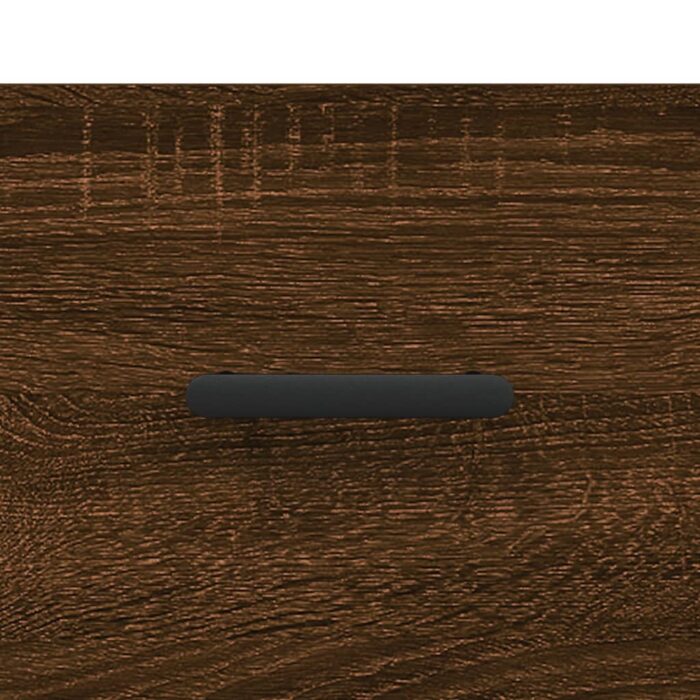 Table basse chêne marron 102x50x40 cm bois d'ingénierie – Image 8