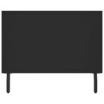Table basse noir 102x50x40 cm bois d'ingénierie – Image 4