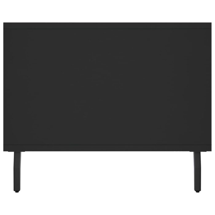 Table basse noir 102x50x40 cm bois d'ingénierie – Image 4