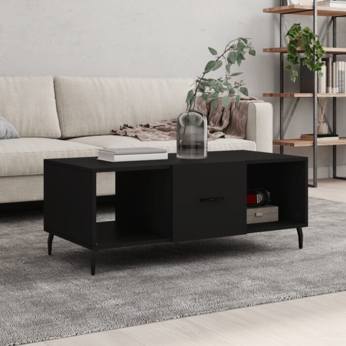 VXL8720845427788_m_en_hd_1.jpg Table basse noir 102x50x40 cm bois d'ingénierie – Image 1