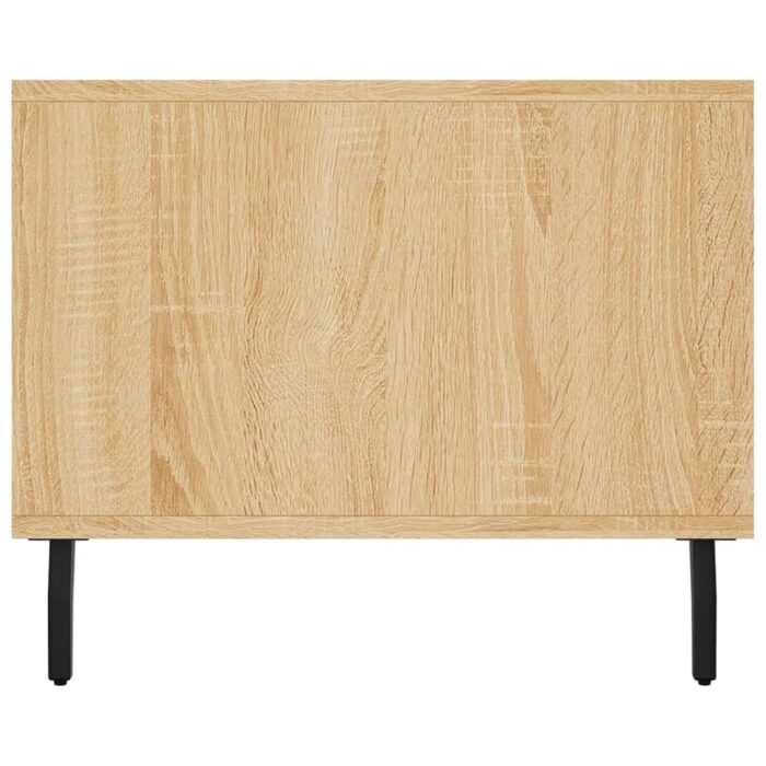 Table basse chêne sonoma 102x50x40 cm bois d'ingénierie – Image 4