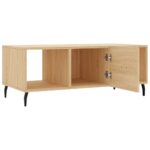 Table basse chêne sonoma 102x50x40 cm bois d'ingénierie – Image 5