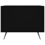 Table basse Noir 50x50x40 cm Bois d'ingénierie – Image 5