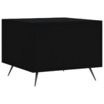 Table basse Noir 50x50x40 cm Bois d'ingénierie – Image 6